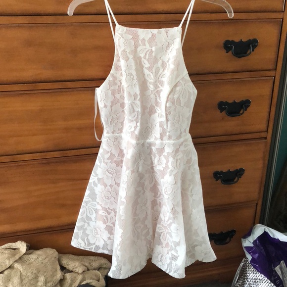 White Lace Dress - Picture 1 of 3